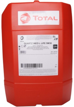 Моторное масло Total Quartz Ineo L Life 5W30 20L