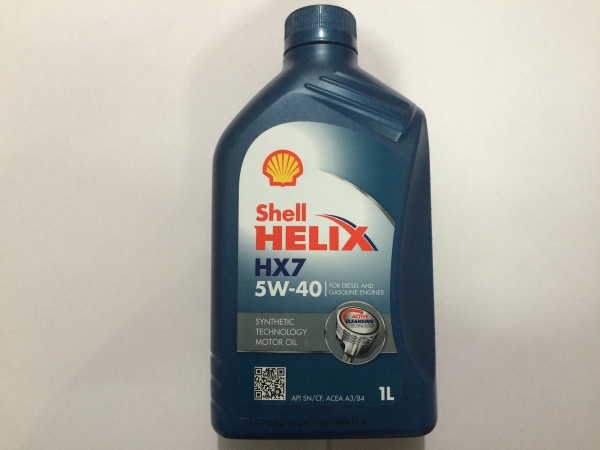 Моторное масло Shell Helix HX7 5w40 1L